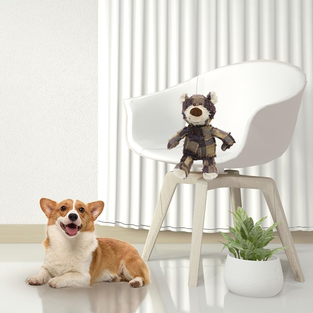 Dog toys interactive plush teddy bear squeaker