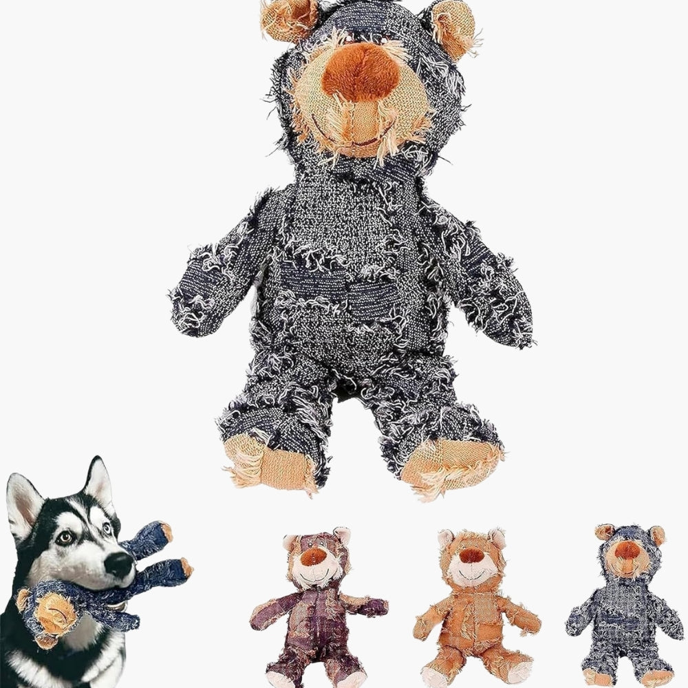 Dog toys interactive plush teddy bear squeaker