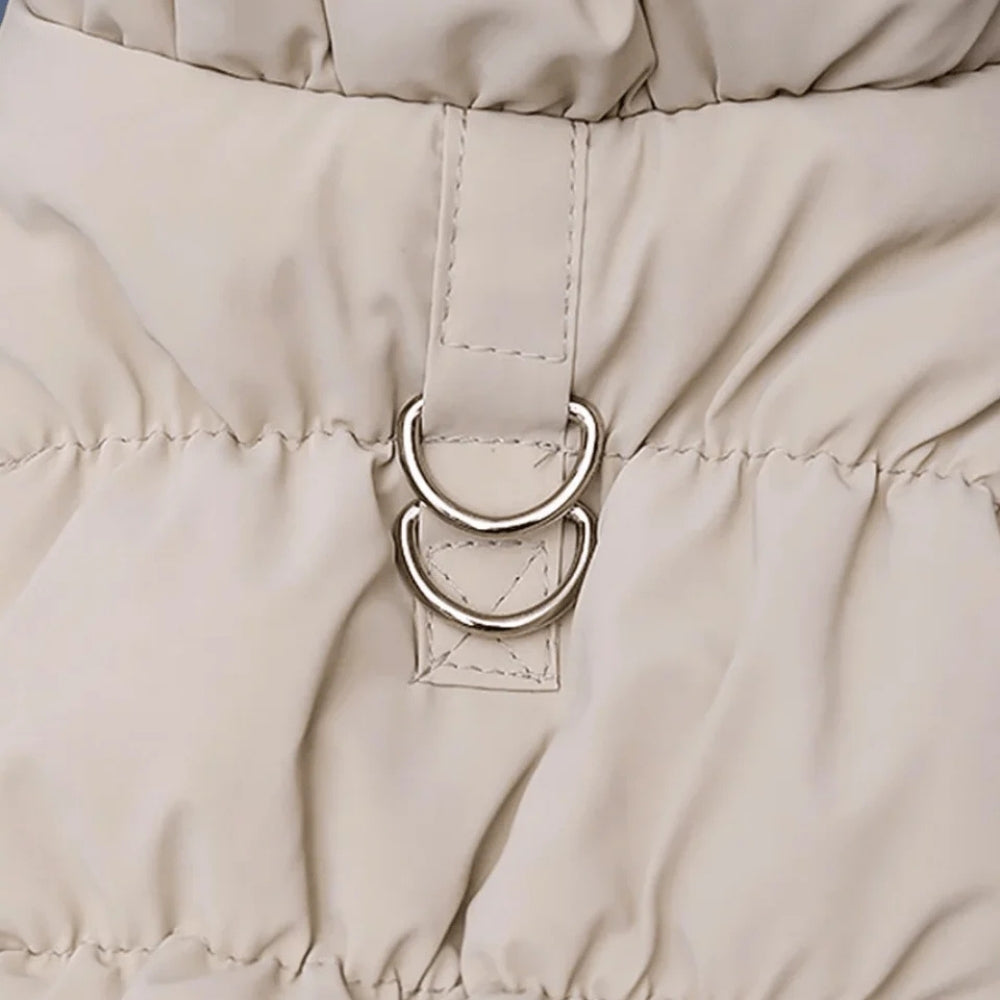 Dog winter coat padded vest for small dogs