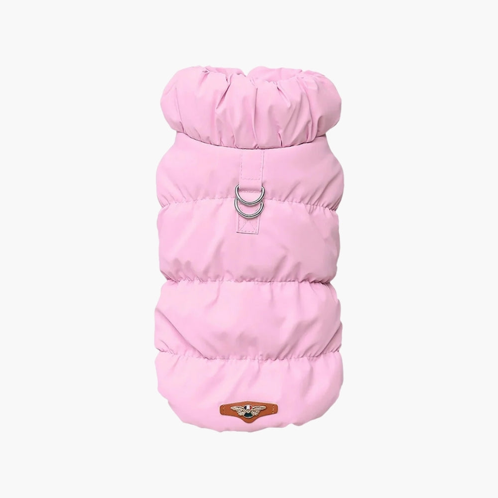Dog winter coat padded vest for small dogs