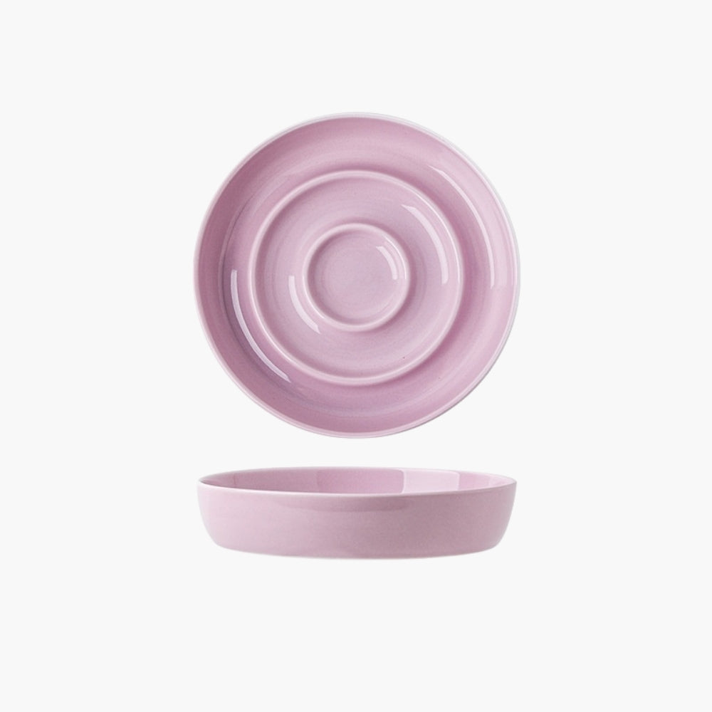 Slow feeder bowl for dogs and cats